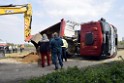 Schwerer VU LKW Zug Bergheim Kenten Koelnerstr P369